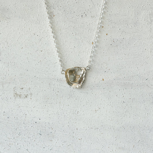 Oyster Pendant - Silver