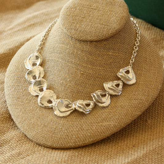 Eastern Oyster Link Necklace CHOKER
